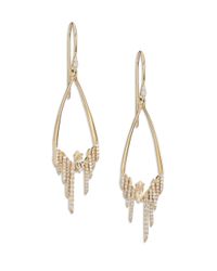 Alexis Bittar Fine | Metallic Golden Ice Marquis Yellow Sapphire, Diamond & 14k Yellow Gold Fringe Earrings | Lyst