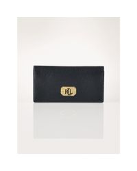 Ralph Lauren | Black Slim Leather Wallet | Lyst