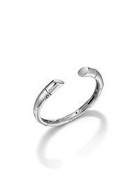 John Hardy | Metallic Bamboo Medium Kick Cuff | Lyst