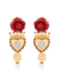 Dolce & Gabbana | Sacred Heart Earrings | Lyst