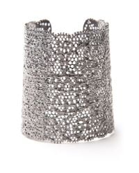 Aurelie Bidermann | Metallic Vintage Lace Cuff | Lyst
