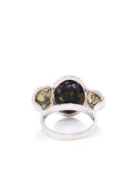 Kimberly Mcdonald | One Of A Kind Purple And Pink Triple Geode And Diamond Ring | Lyst