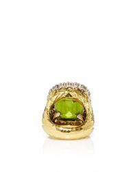 David Webb | Green Peridot Ring | Lyst