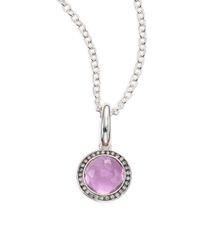 Ippolita | Metallic Amethyst, Diamond & Sterling Silver Lollipop Charm | Lyst