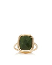 Ginette NY | Green Antique Jade Faceted Ring | Lyst