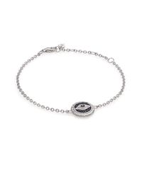 Judith Ripka | Purple Multicolor Sapphire & Sterling Silver Evil Eye Bracelet | Lyst