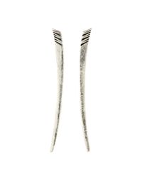 Jenny Bird | Metallic Long Horn Tusk Earrings | Lyst
