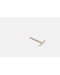 Kathleen Whitaker - Metallic Staple Stud Single Earring - Lyst