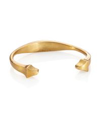 Alexander McQueen | Metallic Anatomical Cuff Bracelet for Men | Lyst