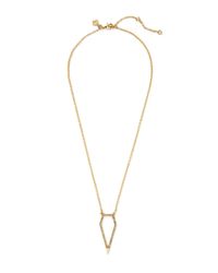 Rebecca Minkoff | Metallic Open Blade Necklace | Lyst