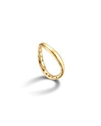 John Hardy | Metallic Curve Band Ring | Lyst