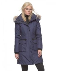 Andrew Marc | Blue Jamie Quilted Down Jacket | Lyst