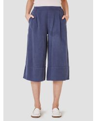 SIDELINE - Blue Esme Culottes Dark Navy - Lyst
