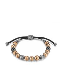 John Hardy | Black Classic Chain Bronze Bead Bracelet for Men | Lyst