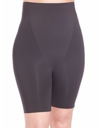 Spanx | Black Trust Your Thinstincts High-waist Mid-thigh Plus-size Shorts | Lyst