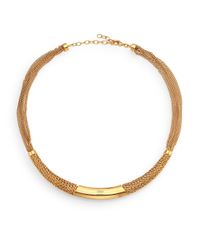 Chloé | Metallic Hope Chain Collar Necklace | Lyst