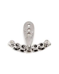 Yvonne Léon | Metallic White Gold Diamond Earrings | Lyst