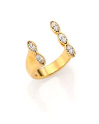 Vita Fede | Metallic Asteria Crystal Five-marquis Wrap Ring | Lyst