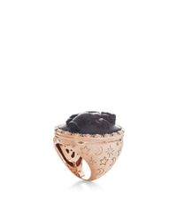 Amedeo | Black Moon And Star Collection: Cupid Cameo Ring | Lyst