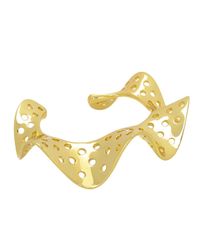 Arme De L'Amour | Metallic Ribbon Circle Bracelet | Lyst