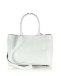 Nancy Gonzalez | White Small Crocodile Tote | Lyst