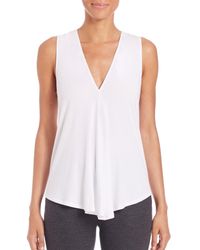 Theory | White Meighlan K Draped Top | Lyst