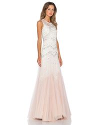 needle and thread white gown