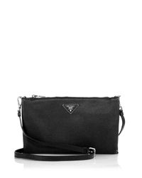 Prada | Black Daino Crossbody Bag | Lyst