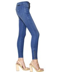 Stella McCartney | Blue Skinny Stretch Cotton Denim Jeans | Lyst