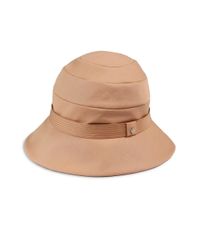 Helen Kaminski | Beige Piper Cotton Rain Cloche Hat | Lyst