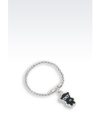 Emporio Armani | Gray Manga Bear Ring | Lyst