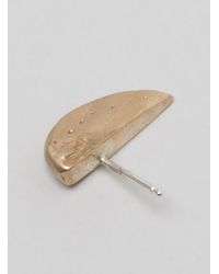 Odette New York - Metallic Arc Studs Bronze - Lyst