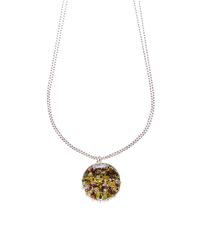 Renee Lewis | Metallic One Of A Kind Mixed Colored Shake Diamond Necklace | Lyst