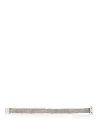 Carolina Bucci Metallic Woven Silk Bracelet