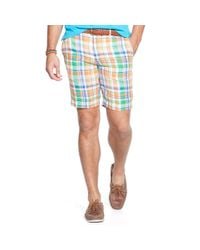 Ralph Lauren | Blue Classic-fit Linen Madras Short for Men | Lyst