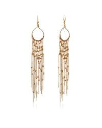 Diane von Furstenberg | Metallic Thea Mesh Dream Catcher Chandelier Earring | Lyst