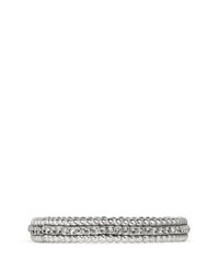 Philippe Audibert | Metallic 'greene' Crystal Bead Elastic Bracelet | Lyst