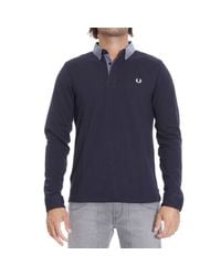 Fred Perry | Blue T-shirt for Men | Lyst