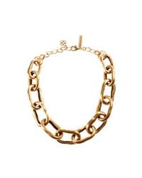 Oscar de la Renta | Metallic Russian Gold Necklace | Lyst