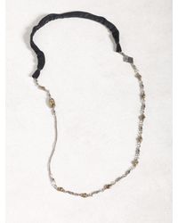 John Varvatos | Black Mixed Sterling Silver Chain Necklace for Men | Lyst