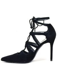 mens black lace up pumps