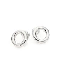 Marc By Marc Jacobs | Metallic Doughnut Stud Earrings/silvertone | Lyst