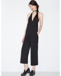 Pixie Market - Black Nana Culotte Jumpsuit - Lyst