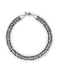 Philippe Audibert | White 'roselynette' Crystal Collar Necklace | Lyst