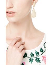 Mark Cross | Yellow Fossilized Coral Earrings | Lyst