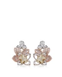Kwiat | Metallic Large Lotus Flower Earrings | Lyst