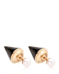 Vita Fede | Pink Titan Stone & Pearl Earrings | Lyst