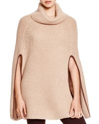 Pink Pony | Beige Lauren Waffle Capelet | Lyst