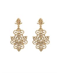 Oscar de la Renta | Metallic Russian Gold Filigree Earrings | Lyst