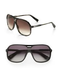 Marc Jacobs | Brown Plastic Shield Sunglasses for Men | Lyst